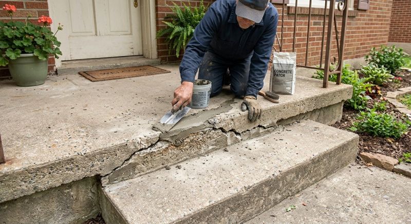 Chipped Concrete Repair in Corpus Christi, TX