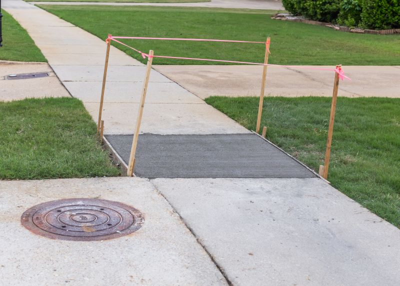 Concrete Sidewalk Repair in West Des Moines, IA