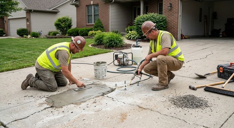 Driveway Slab Repair in Corpus Christi, TX