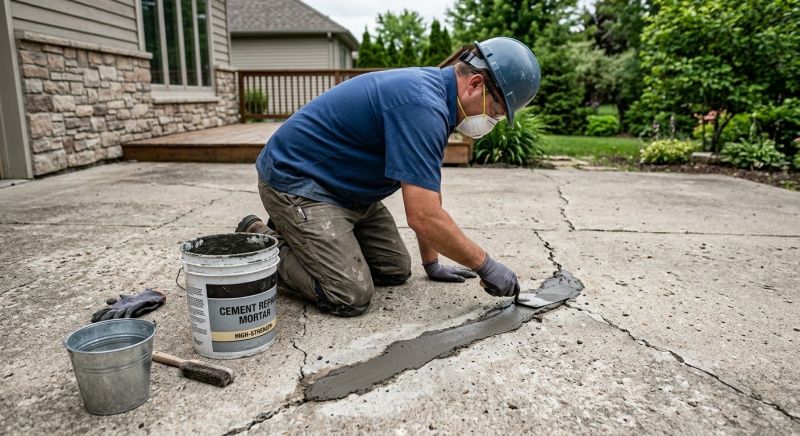 Porch Crack Repair in Miami Dade County, FL