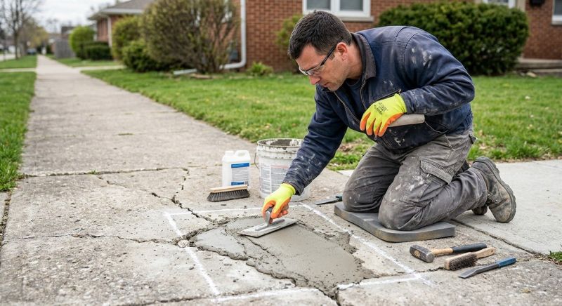 Walkway Repair in West Des Moines, IA